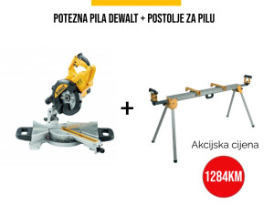 Potezna pila Dewalt i postolje