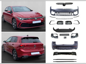 Golf 8 R Line Bodykit SA LED MASKOM Body Kit Branik Branici