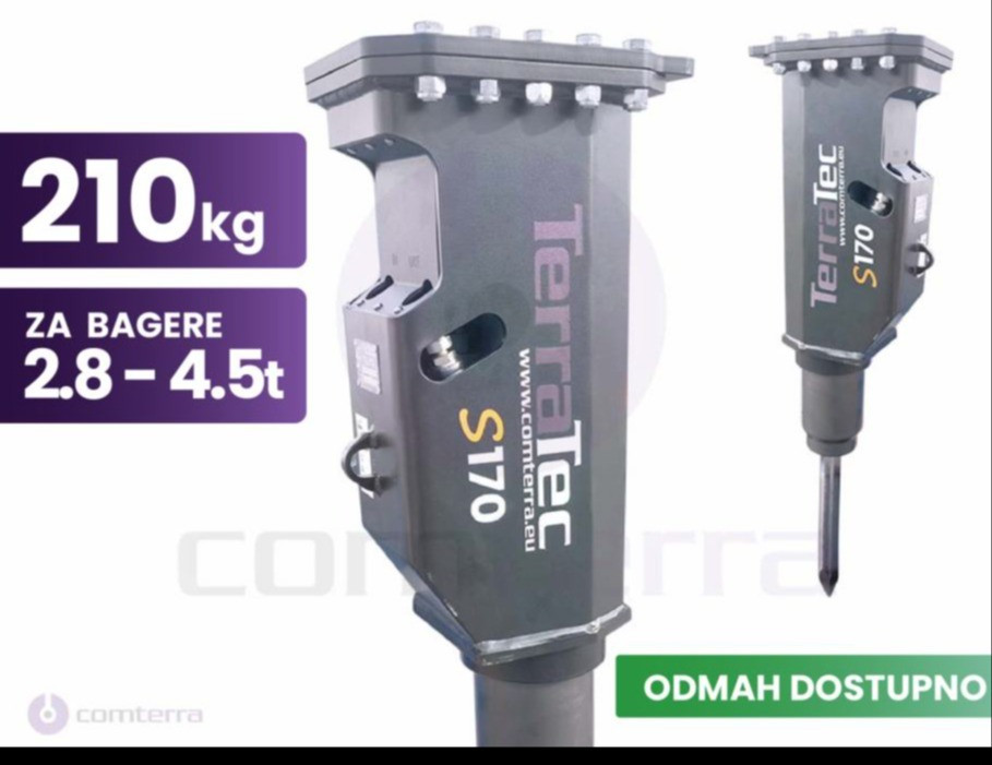 Pikamer / Hidraulični čekić 210kg bager od 2.8-4,5T
