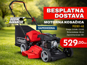 Scheppach motorna kosačica kosilica MS161-46 3.5 KS *SAMOHODNA*