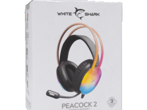 White Shark SLUŠALICE GH-2444 PEACOCK-2 Crne PS4 PS5 PC