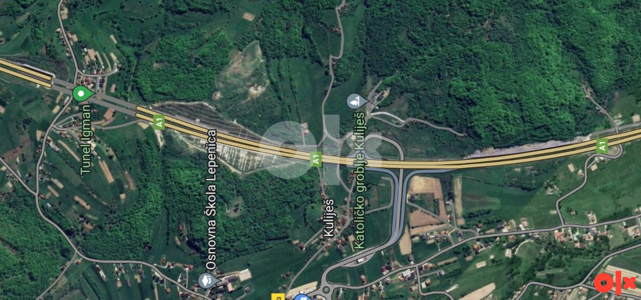 Zemljište / parcela / 1.840m2 / Kuliješ / Lepenica 8