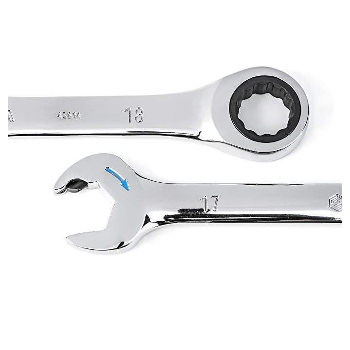 KLJUČ VIL-OK SA ZUJALICOM 8-19 MM 12 KOM. DOUBLE SATA ST09066-02