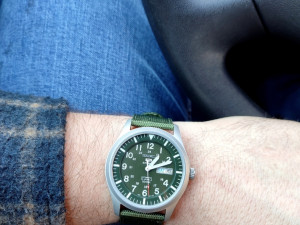 Seiko 5 SNZG01K9 Automatik Zeleni Sat