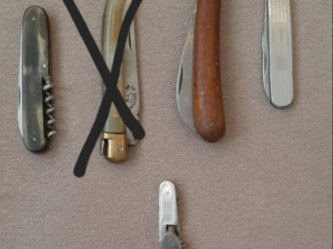 Vintage noz cakija Njemacka Austrija Francuska Solingen,rijetko!