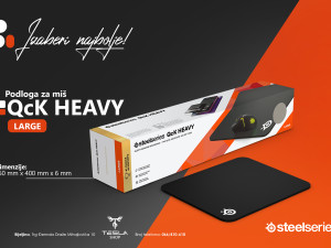 Podloga za miš Steelseries Qck HEAVY L (large)