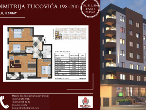 Stan Bijeljina 76.05m2