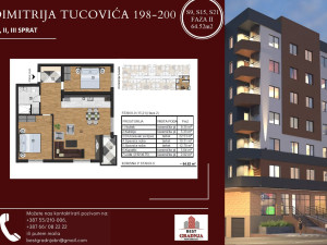 Stan Bijeljina 64.52m2