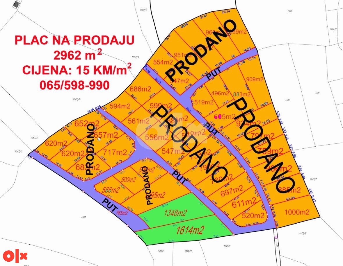 Zemljište plac Dragocaj  Banja Luka  Dragočaj 3000m2