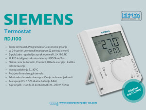 Siemens sobni termostat 5-30 C, RDJ100