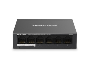 6-port 10/100 Switch 4-port PoE+ 40W Mercusys MS106LP