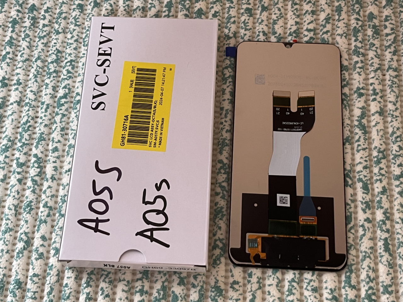 NOVO Samsung Galaxy A05s SM-A057 LCD Displej