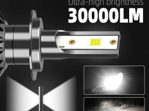H7 led CANBUS 6500k ultra jake do 30000 lumena par