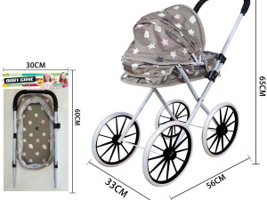 Kolica za lutke 65 cm, kolica, lutke, Igračke
