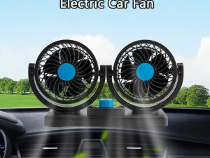 USB VENTILATOR DUPLI - HLAĐENJE - ZA AUTO - KANCELARIJU - KAMP