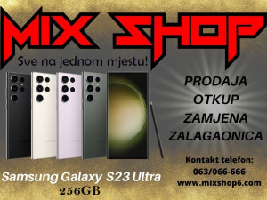 SAMSUNG GALAXY S23 ULTRA 5G 256GB *Garancija*Zamjena* 256 GB