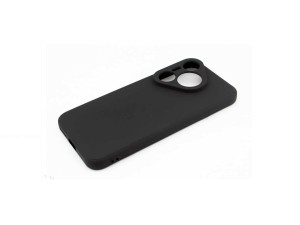 Huawei Pura 70 crna silikonska zastitna maska