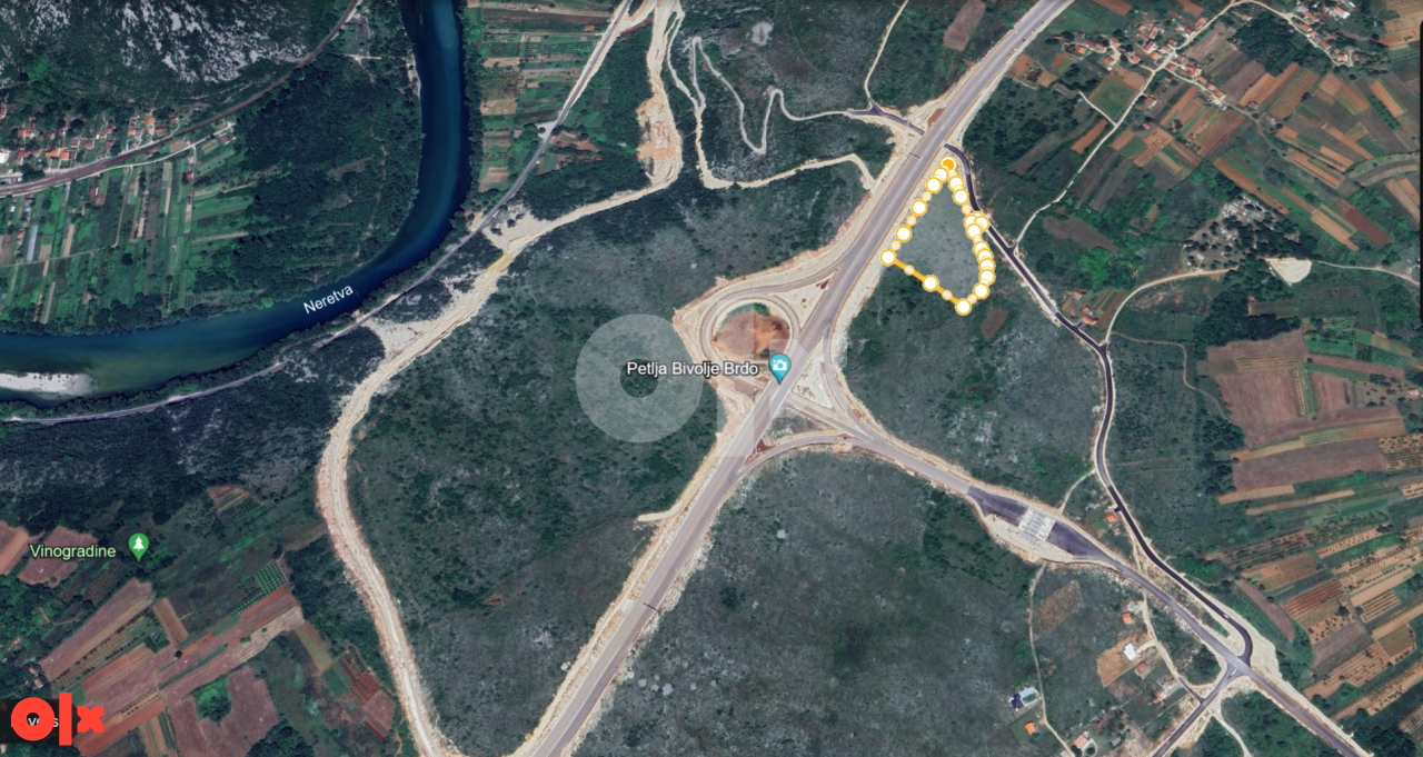 Zemljište Bivolje Brdo Počitelj Čapljina Autoput 15096 m2 2