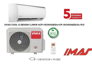 KLIMA VIVAX COOL G DESIGN 5,28KW inverter R32