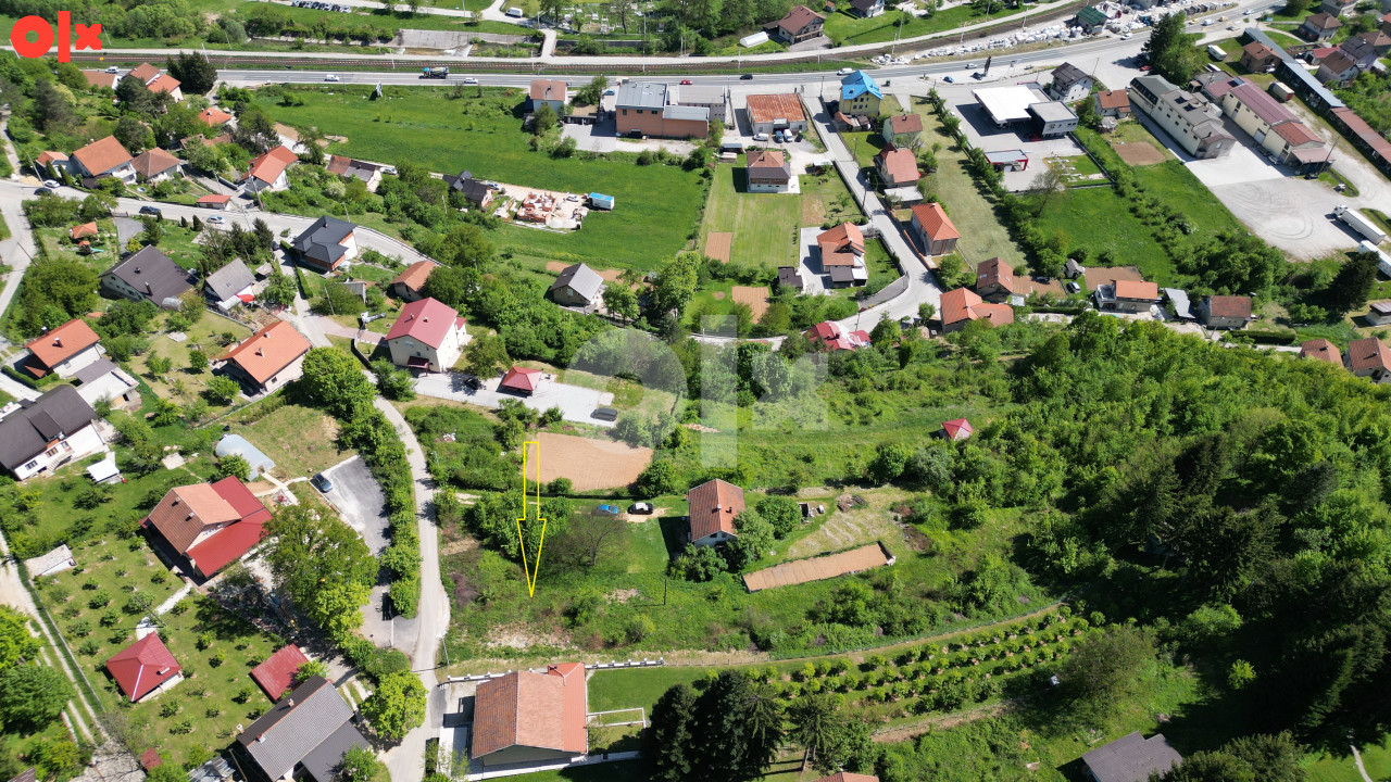 Građevinsko zemljište Binježevo Miševići Hadžići 2