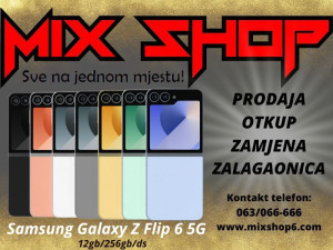 Samsung Galaxy Z FLIP 6 5G 12GB/256GB Garancija*Zamjena FLIP6 DS