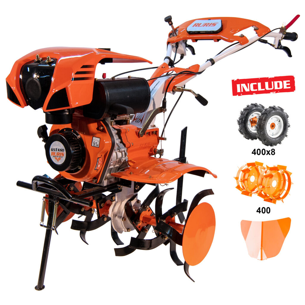 Dizelska freza - kopačica Ruris 651KSD 6.0KS 100cm