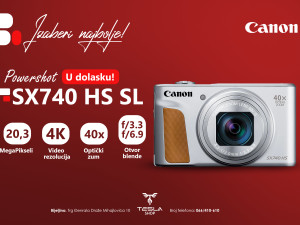 U DOLASKU! Fotoaparat CANON SX740 HS SL