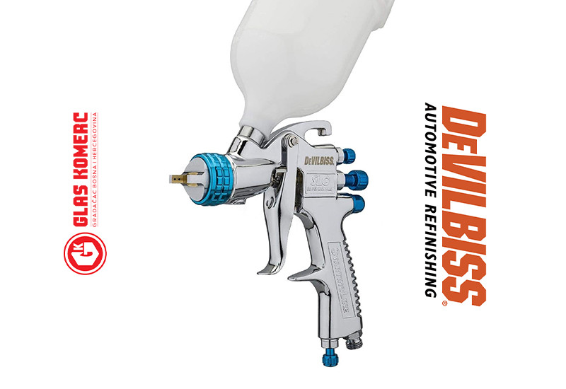 DeVilbiss SLG Pištolj / Šprica za Lakiranje 1.3/1.8/2.5 mm