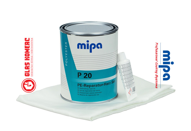 MIPA P 20 Reparatur Set/Kit 1L - Univerzalna Smola za Popravke