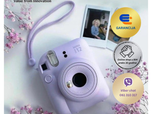 Fotoaparat polaroid foto FUJIFILM INSTAX MINI 12 ljubicasti 38524