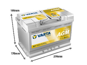 AKUMULATOR VARTA 70Ah START-STOP AGM !! BESPLATNA DOSTAVA !!