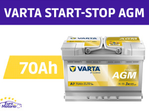 AKUMULATOR VARTA 70Ah START-STOP AGM !! BESPLATNA DOSTAVA !!