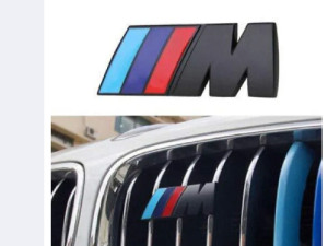 BMW M crni logo znak za prednju masku grill