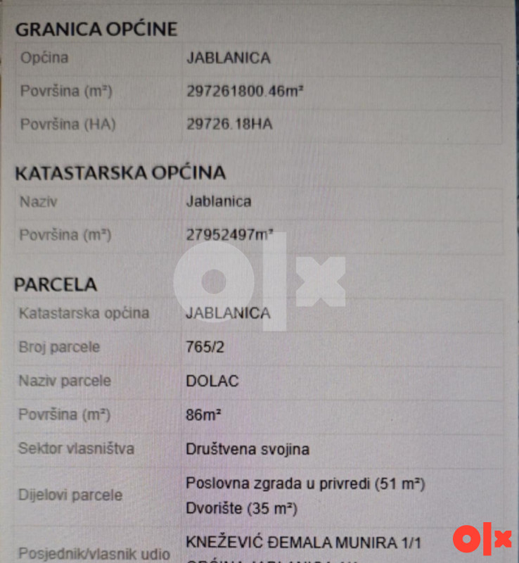 Poslovni prostor Jablanica 7