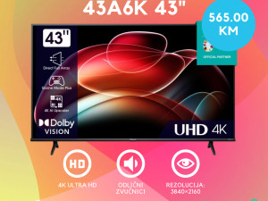 HISENSE TV 43A6K