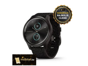 Garmin Vivomove Style slate black pepper nylon