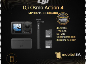 Dji Osmo Action 4 Adventure Combo Akcijska kamera