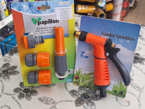 BAŠTINSKI SET 5 U 1 PRSKALICE + NASTAVCI ZA ČESMU SLAVINU TUŠ