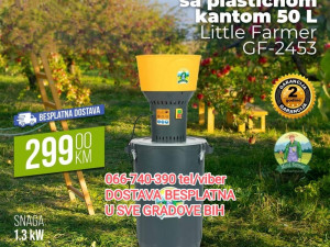 ELEKTRICNI MLIN SA PLASTICNOM KANTOM 50L LITTLE FARNER GF-2453