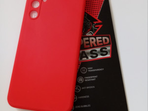 Samsung A34 silikonska maskica i staklo