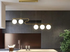 Moderna zlatna visilica