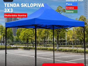 Tenda rasklopiva 3x3m i 2x3m