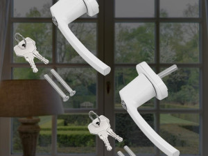 RUČKA ZA PVC PROZORE VRATA SA KLJUČEM  RUČKA ŠTEKA