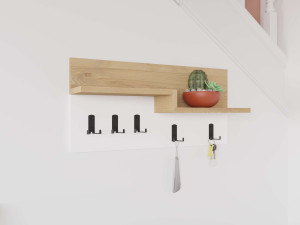 AKCIJA!!! 48 KM Vješalica Harmon hrast-bijela