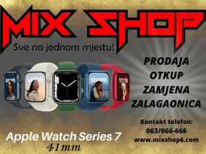 APPLE WATCH SERIES 7 41mm Aluminium Gps sat *Garancija* smart s7