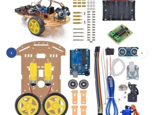 Bluetooth arduino pametni autić auto robot sa daljinskim 040022