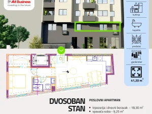 Prodaja dvosobnog stana My Home CENTAR Banja Luka