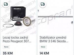 Lezajevi tocka, stabilizatori, trapovi