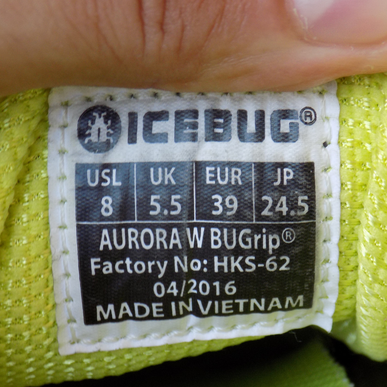Icebug AURORA W BUG rip HKS-62 vel.39