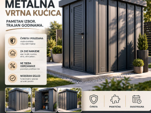 Vrtna kućica 250 x 250 cm